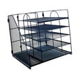 thumbnail image 3 of yuksok Paper Letter Tray Organizer with File Holder Document Classroom Storage Rack, 3 of 9
