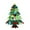 Green, variant on Diy Felt Christmas Tree Kit For Kids, 32Pcs Ornaments With Adhesive Backing, Creative Holiday Activity Set For Family Fun, Wall Hanging Decor For Bedroom Door Christmas Decorations