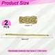 thumbnail image 2 of Uxcell 2 Pcs Sujetadores de Cortina, 56cm/22 Sujetadores de Cortina Trenzados, Elegante Cuerda para Cortinas, Color Dorado Claro, 2 of 7