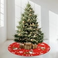 thumbnail image 4 of Christmas Tree Skirt Red Tree Skirts Boxer Xmas Tree Skirt Tree Mat 48 Inch Dog Winter Christmas Decorations for Home, 4 of 6
