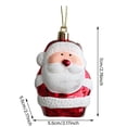 thumbnail image 3 of Christmas Decorations Ice Snowman Combination Ornaments Christmas Tree Cartoon Decoration Pendants, 3 of 9