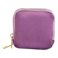 thumbnail image 2 of Estuche de viaje para joyas, bolsa de doble capa, organizador con cremallera, bolsa de almacenamiento para brazaletes, soportes para madres y collares Violeta rosa, 2 of 8