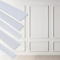thumbnail image 5 of 240 L X 0.9 Inch W Peel and Stick Chair Rail Panel Molding, Pre Primed Trim for Home Decoration & Wall Protection, 5 of 8