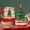 W1416 Dark Green Christmas Tree Music Box with Lights, 683 Pieces, variant on Creative Christmas Tree Building Block Music Box, DIY Assemble Desktop Decor Ornament, Ideal Christmas Holiday Gift