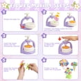 thumbnail image 5 of HiberyHom Flower Craft Kit, 273 Pcs DIY Bouquet Making Toys for Kids 2-6, Arts and Crafts for Girls 8-12, Educational Activity Preschool Birthday Gifts, 5 of 6