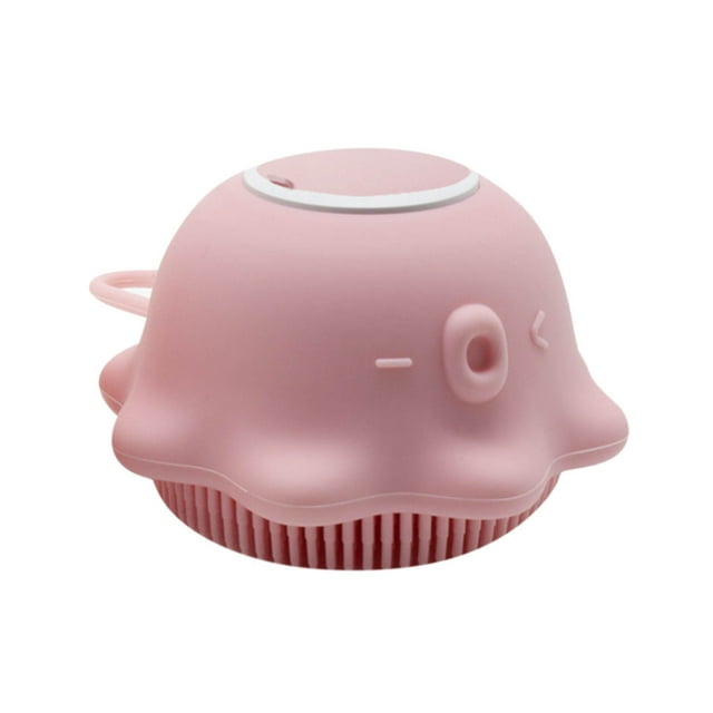 Brosse de Bain Remplissante Brosse de Massage pour Liquide Brosse pour Shampooing de Bain
