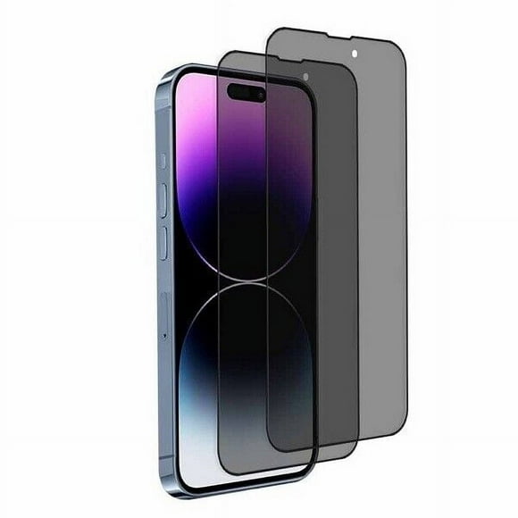 2 Pack iPhone 15 Pro Max Privacy Screen Protector 6.1 Inch, 9H Anti Spy Dark Tempered Glass Screen Protector for iPhone 15 Pro Max, Easy Installation, Bubble Free