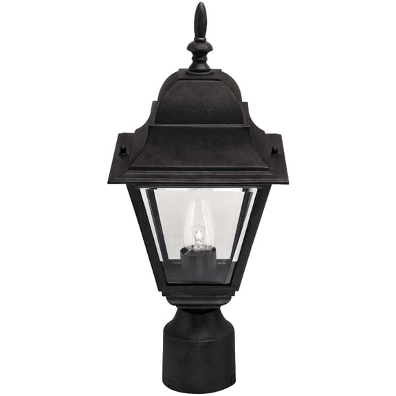 IOL1310-Canarm Inc-1 Light Outdoor Post Mount-16.75 Inches Tall and 7.25 Inches Wide-Black Finish