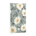 thumbnail image 2 of Yayeee Blank Wall Plate Cover 1-Gang 4.5"x2.7" Home Unused Decorative Outlet, Sage Green Flower Pattern, 2 of 7