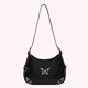 thumbnail image 3 of Crescent Bag Y2K Bolso Hombro para Mujer Piel Sintética Sólida Viajes Fiestas, 3 of 9