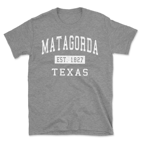 Matagorda Texas Classic Established Men's Cotton T-Shirt