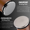thumbnail image 2 of Rolling Knife Sharpener with Diamond & Ceramic Discs – 15° & 20° Strong Magnetic Angle &, Leather Strop, Finger Guard – Professional Manual Knife Sharpening Kit for Kitchen & Chef Knives., 2 of 9