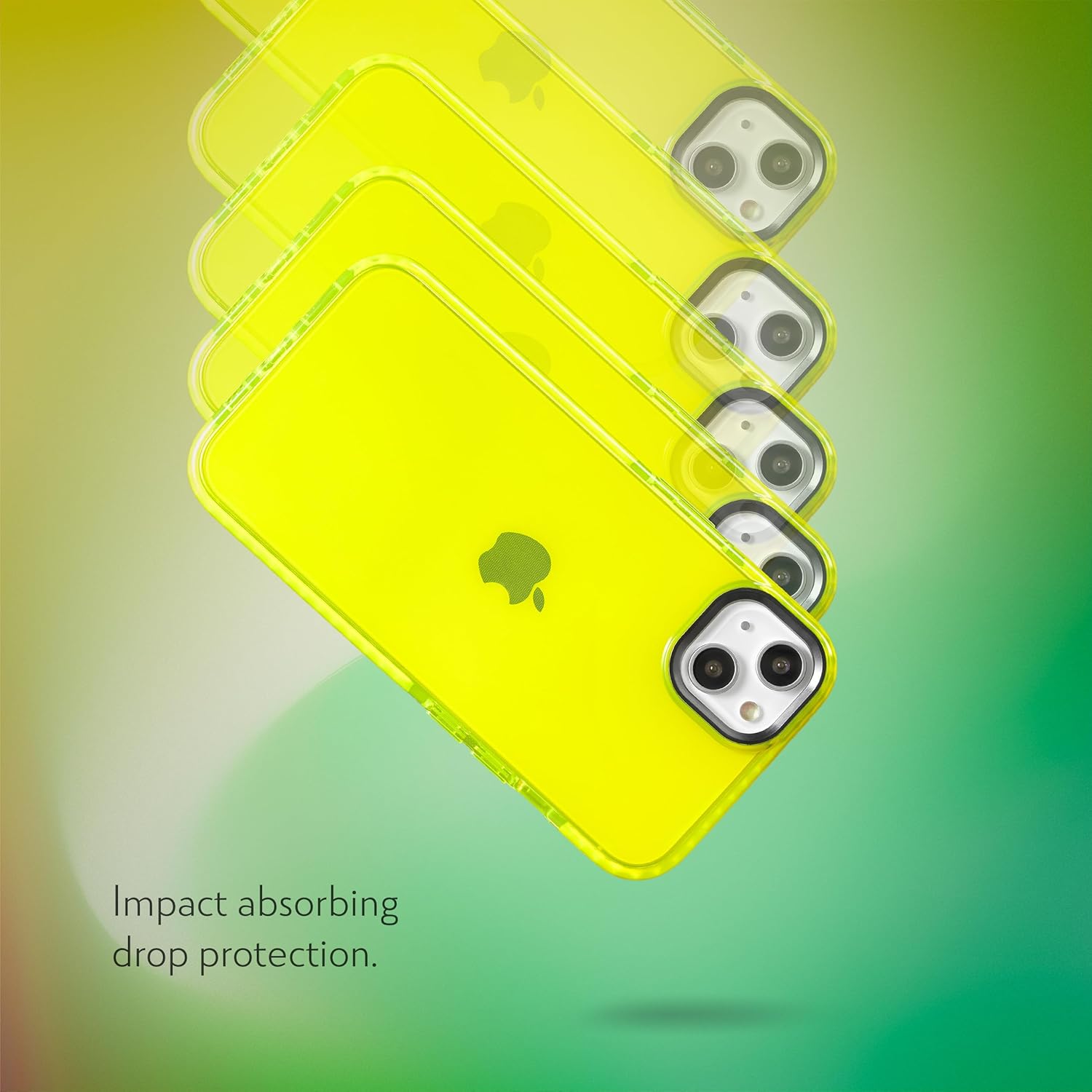 SteepLab iPhone 15 Plus Case (2023, 6.7" Screen) - Full Body 360° Impact Absorbing Protective Cover with Raised Bezel, MagSafe Compatibility, and Drop Protection - (Hi-Energy Neon Yellow)