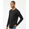 thumbnail image 2 of Tultex 591 Unisex Premium Cotton Long Sleeve T-Shirt-Black-3XL, 2 of 5