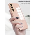 thumbnail image 3 of Compatible with Samsung Galaxy S23 Plus Case Silicone with Camera Protection, Samsung S23 Plus Phone Case Shockproof for Women Men Anti-Scratch Ultra Thin Plating Electroplate Soft Cases (Pink), 3 of 13