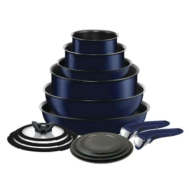 Set de utensilios de cocina T-fal Ingenio de 14 piezas aptos para horno de inducción