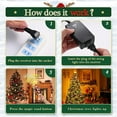 thumbnail image 5 of Christmas Tree Light Control Wand , Magic Wand Christmas Light Controller, Christmas Tree Remote Control Wand for Christmas Party Gift(Include 1 Contorller + 1 Receiver), 5 of 8
