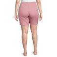 thumbnail image 2 of Just My Size Women's Plus Elastic Waist Stretch Bermuda Shorts, 2 of 6