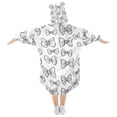 thumbnail image 2 of joogoo Blanket Hoodie for Bows Oversize Sweatshirt 3-14 YR L, 2 of 7