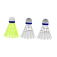 thumbnail image 3 of AWHAO Badminton Shuttlecocks Durability Practical Premium Professional Nylon Badminton 3 Pieces, 3 of 9