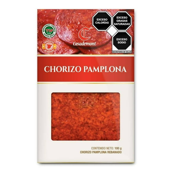 Chorizo Casademont pamplona rebanado 100 g