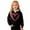 1-Black1597, variant on WOYY Toddler Girls Zip Up Hoodie Heart Print Fleece Lined Hooded Sweatshirt, Sizes 2-3