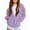 Light Purple, variant on LTTVQM Beige Girls Hoodie Fleece Oversized Full-Zip Sweatshirt Jacket Winter Fashion Long Sleeve Hoodie Preppy Outfits with Pockets Beige 4-5 Years