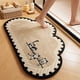 thumbnail image 1 of Felpudo, alfombra absorbente de baño, tierra antideslizante de diatomeas, alfombra de entrada con forma especial, decoración suave lavable para el hogar de 40 x 60 cm, 1 of 8