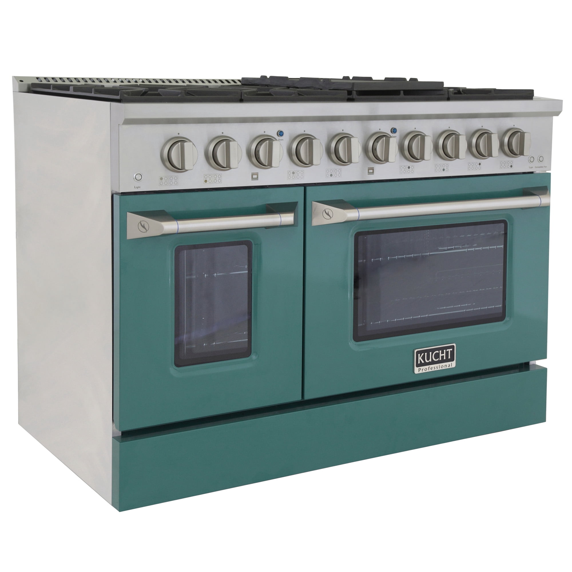 48 in. 6.7 cu. ft. Dual Fuel Range for Natural Gas in Green