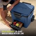 thumbnail image 2 of Ninja FrostVault 30-Qt Wheeled Cooler with Cold Dry Zone, Integrated Fridge-Temp Dry Storage Drawer, Premium Heavy-Duty Insulated Cooler, Keeps Ice for Days, FB230BL Lakeshore Blue, 2 of 8