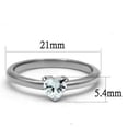 thumbnail image 2 of Silver Womens Ring Anillo Para Mujer Stainless Steel Ring Sydney, 2 of 4