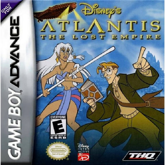 Restored Disney's Atlantis: The Lost Empire (Nintendo GameBoy Advance, 2001) Video Game (Refurbished)