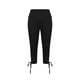 thumbnail image 4 of Leggings cortos de cintura alta con aberturas para mujer - Tejido elástico, pantalones informales para hacer ejercicio y para la playa, 4 of 6