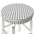 thumbnail image 3 of Xecao's Airplane Print Stool Covers offer stylish, washable protection for PU round bar stools, perfect for home or commercial use., 3 of 7