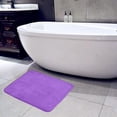thumbnail image 3 of Alfombra de baño de terciopelo Coral, alfombra de algodón con memoria, alfombra antideslizante absorbente para baño, 3 unidades/juego, 3 of 3