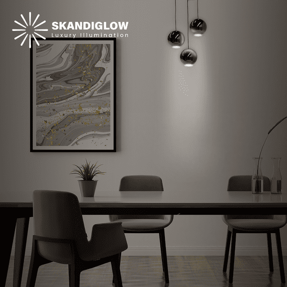 Lampara Colgante Esferica Techo Decorativa Ajustable minimalista
