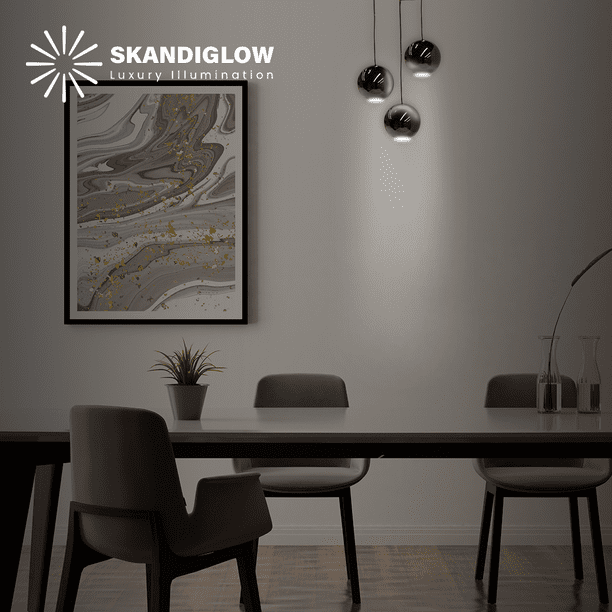 Lampara Colgante Esferica Techo Decorativa Ajustable minimalista