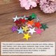 thumbnail image 5 of Pequeño 5Estrellas Termoadhesivos Parches Bordado Coser Parches Apliques Prenda Adornos para Ropa Reparación Mochila Zapatos Decoración Blanco Paquete de 30, 5 of 6