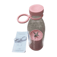 thumbnail image 1 of Billuyoard Exprimidor portátil con carga USB, multiusos, para el hogar, fácil de extraer, 380 ml Electrodomésticos rosa, 1 of 5