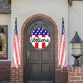 thumbnail image 4 of 5Colgante de madera Día de la independencia americana Garden Gate Fence Party Holiday Carnival, 4 of 5