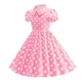 thumbnail image 4 of Gubotare Robes pour Adolescentes Robe d'Été Maxi à Bretelles Froncée Fluide Plage Décontractée Robe Soleil pour Adolescente Taille 8-9 (Rose, 8-9 Ans), 4 of 9