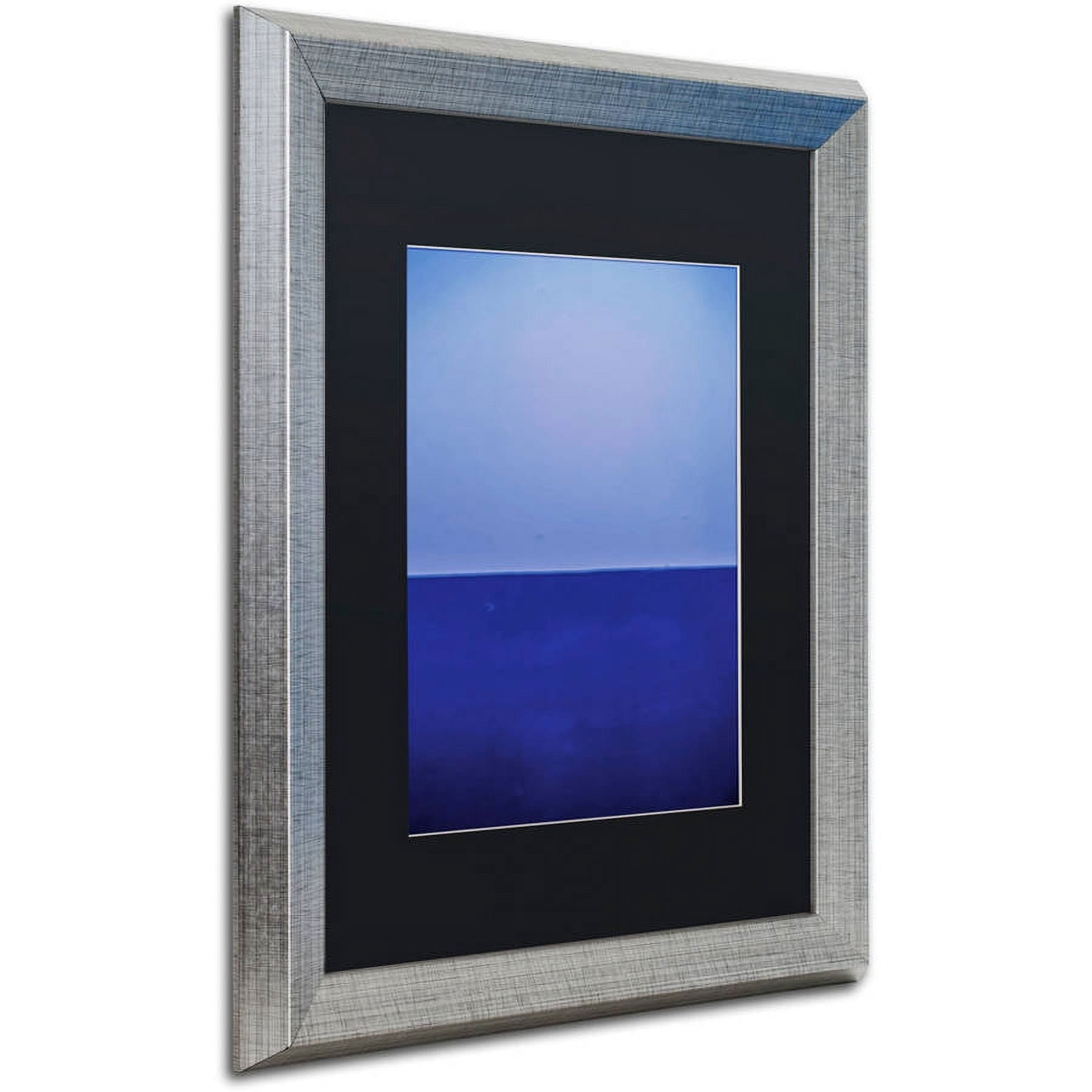 Trademark Fine Art "Silence" Canvas Art by Claire Doherty, Black Matte, Silver Frame