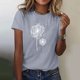 thumbnail image 5 of Blusas de Manga Corta para las Mujeres Divertida Impresión Cuello Redondo Camiseta Vintage, Blusas de Primavera para las Mujeres, 5 of 5