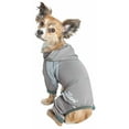 thumbnail image 3 of Dog Helios ® 'Namastail' Lightweight 4-Way Stretch Breathable Full Bodied Performance Yoga Dog Hoodie Tracksuit, 3 of 10