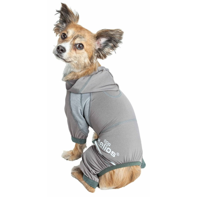 Pet Life Dog Helios Namastail Grey Full Bodied Performance Breathable Yoga Dog Hooded Tracksuit Pet Life Dog Helios Namastail Grey Full Bodied Performance Breathable Yoga Dog Hooded Tracksuit