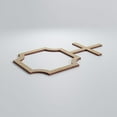 thumbnail image 3 of Ekena Millwork 19 7/8"W x 11 3/8"H x 3/8"T Small Bradley Decorative Fretwork Wood Wall Panels, Hickory, 3 of 7