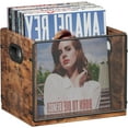 thumbnail image 2 of 2 Pack Vinyl Record Storage, Album Storage for Vinyl Records, Record Crates for Vinyl, Vinyl Record Album Holder, Vinyl Holder, Metal & Wooden LP Record Crate, Vinyl Record Box Case Crate, 2 of 8