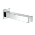 thumbnail image 1 of Grohe 13305000 Eurocube Wall Mount Non Diverter Tub Spout In Starlight Chrome, 1 of 1