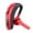 Red, variant on Single-Ear Bluetooth 5.2 Headset, Compact Wireless Earpiece with LED Power Display and Noise-Reducing Audio for Office and Travel, Black