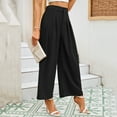 thumbnail image 2 of Women High Waisted Wide Leg Palazzo Pants, 2 of 5